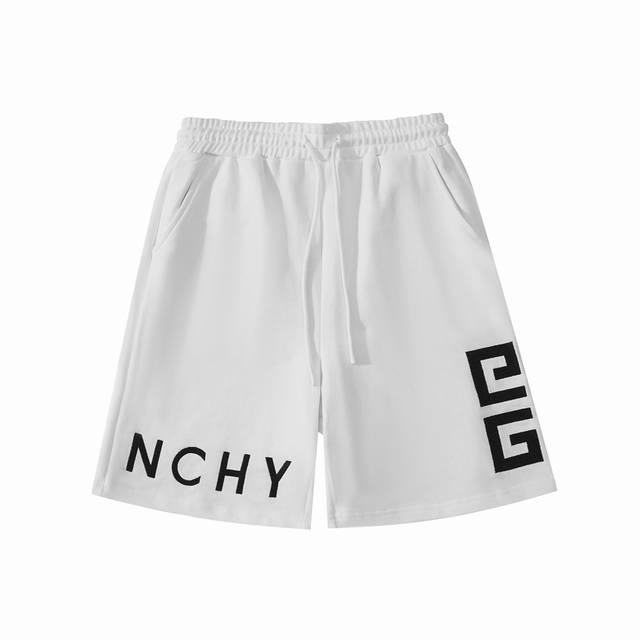 220 High-quality Givenchy 4G logo embroidered shorts, unisex. Made from custom-w 220 High-quality Givenchy 4G logo embroidered shorts, unisex. Made from custom-w