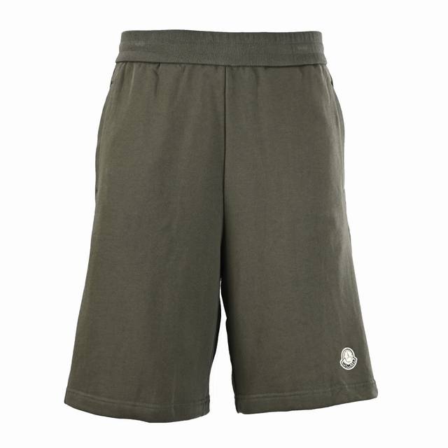 Local pickup 200 Moncler Mc co-branded embroidered cotton shorts Made of single- Local pickup 200 Moncler Mc co-branded embroidered cotton shorts Made of single-