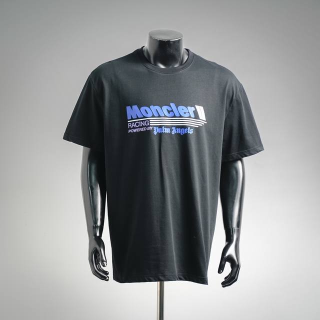 Local pickup 160 Moncler X palm Angels collaboration Racing print short-sleeved Local pickup 160 Moncler X palm Angels collaboration Racing print short-sleeved