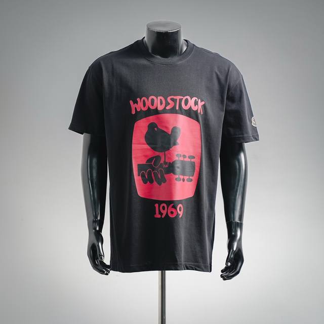 Local Pickup 160 Moncler 26Ss 1969 Woodstock Music Festival Short-Sleeve T-Shirt Local Pickup 160 Moncler 26Ss 1969 Woodstock Music Festival Short-Sleeve T-Shirt