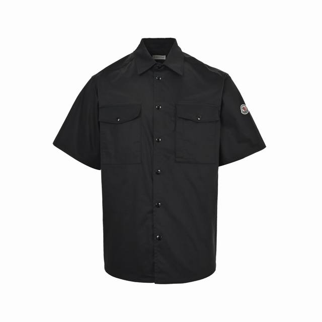 Local Pickup: 230 Moncler Double Pocket Short-Sleeve Shirt Custom Cotton Plain G Local Pickup: 230 Moncler Double Pocket Short-Sleeve Shirt Custom Cotton Plain G