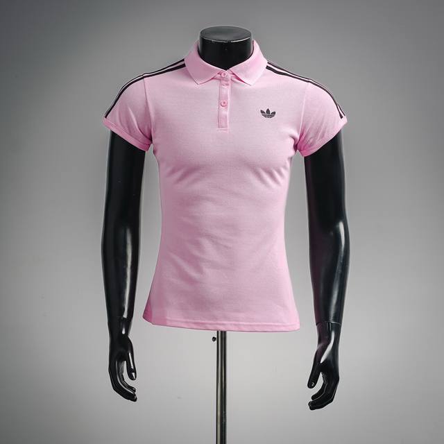 本地自取160 Adidas 阿迪达斯 三叶草经典三道杠Logo刺绣 polo衫短袖 Size:S-Xxl