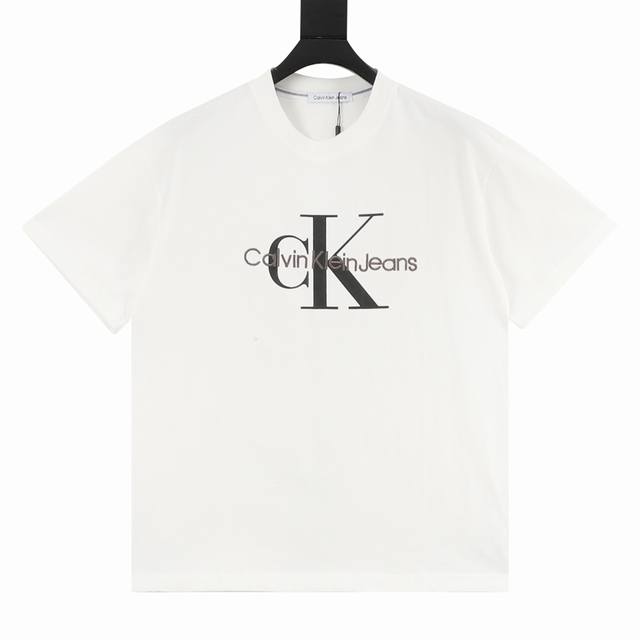 160 Calvin Klein Ck Embroidered and Printed Logo Short-Sleeve T-Shirt The integr