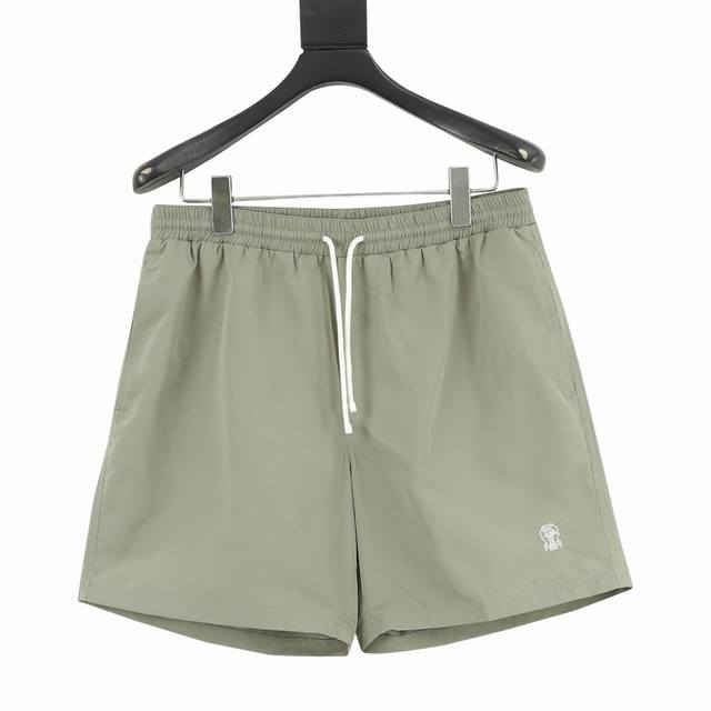 200 Brunello Cucinelli Bc Embroidered Beach Shorts (Ddd) are made of 80D fine de