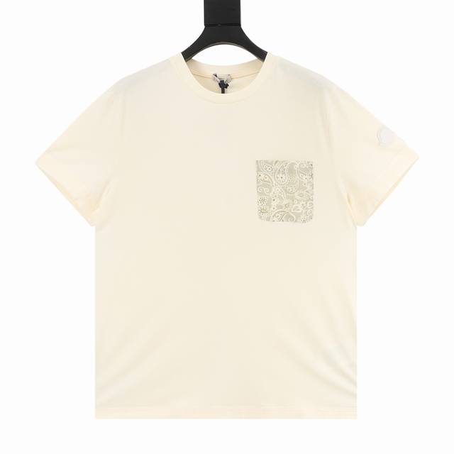 160 Moncler paisley print short-sleeved T-shirt Authentic product purchased for 160 Moncler paisley print short-sleeved T-shirt Authentic product purchased for
