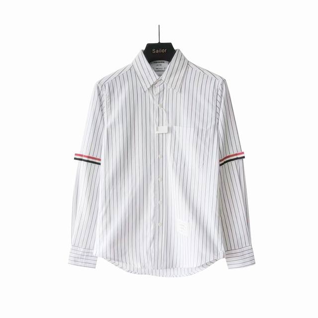Local pickup 260 Real shot details + size chart Thom Browne double-sleeve stripe
