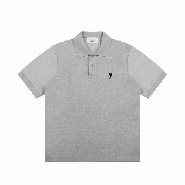Local pickup: 160 Ami Paris 2026Ss Heart-patterned Spring/Summer Short-sleeved P