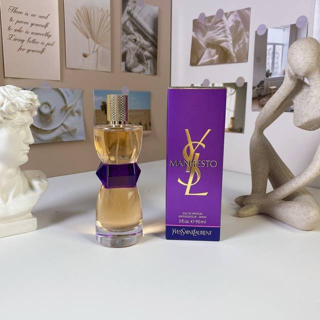110原单品质 圣罗兰 宣言 宠爱宣言 女士浓香水90Ml Ysl Yves Saint Laurent Manifesto, 2012 香调：花香东方调 前调