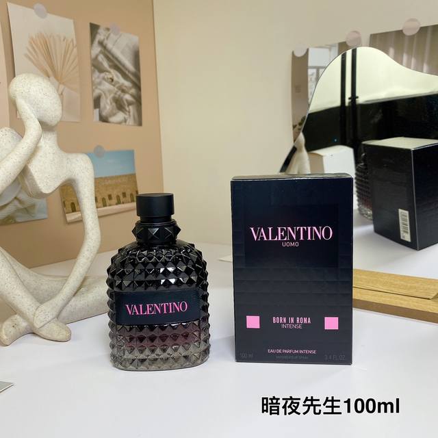 130原单品质 华伦天奴罗马男士热烈版 暗夜先生100Ml Valentino Uomo Born In Roma Intense,2023 品牌：华伦天奴 属