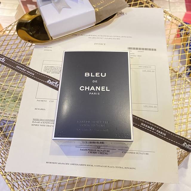 110 Original Quality Chanel Bleu de Chanel Eau de Toilette for Men 100ml. Fragra