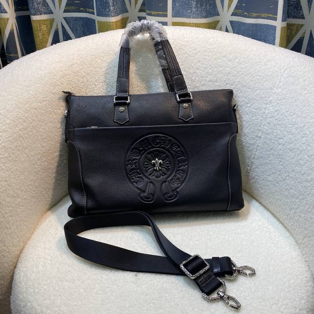 p700 Top-quality original Chrome Hearts briefcase, new style from the boutique.