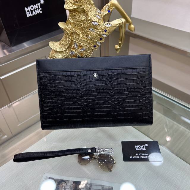 290 Newest Montblanc International clutch bag! Made with imported top-grade firs