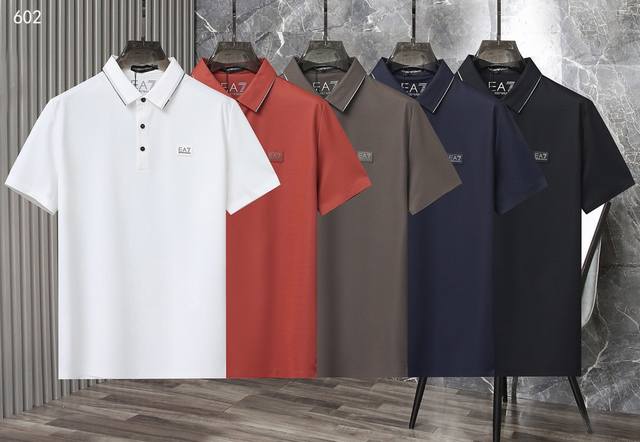 p210 Armani 2026 Spring/Summer Newest Short-Sleeve Polo Shirt/T-Shirt - High-End