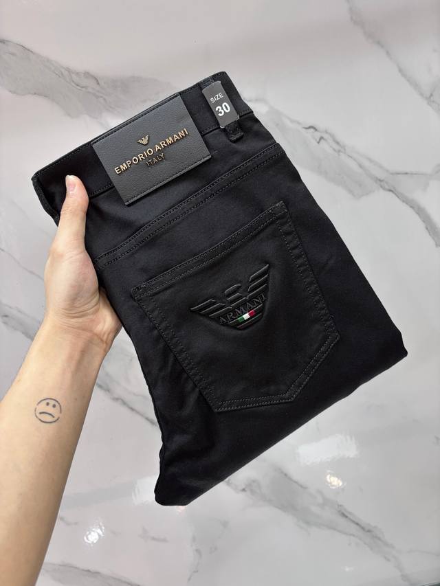 p240 Armani high-end custom-made 2026 early autumn latest denim jeans, available