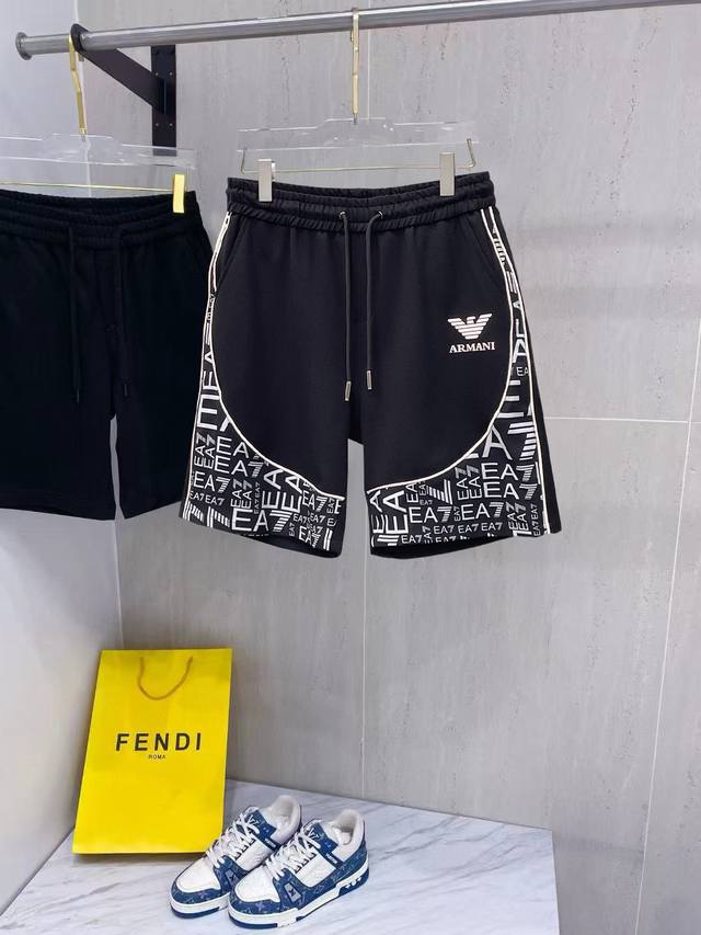 p180 Armani 2026 Summer New Arrival Original Boutique Casual Shorts. Luxurious c
