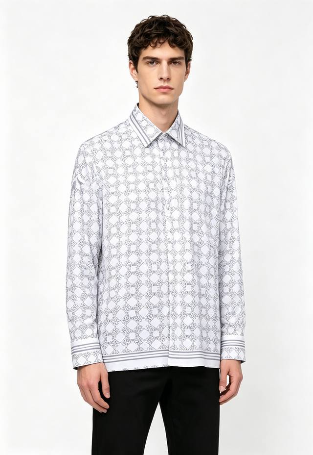 p270 Armani 26Ss latest autumn men's must-have shirt, custom mercerized fabric,