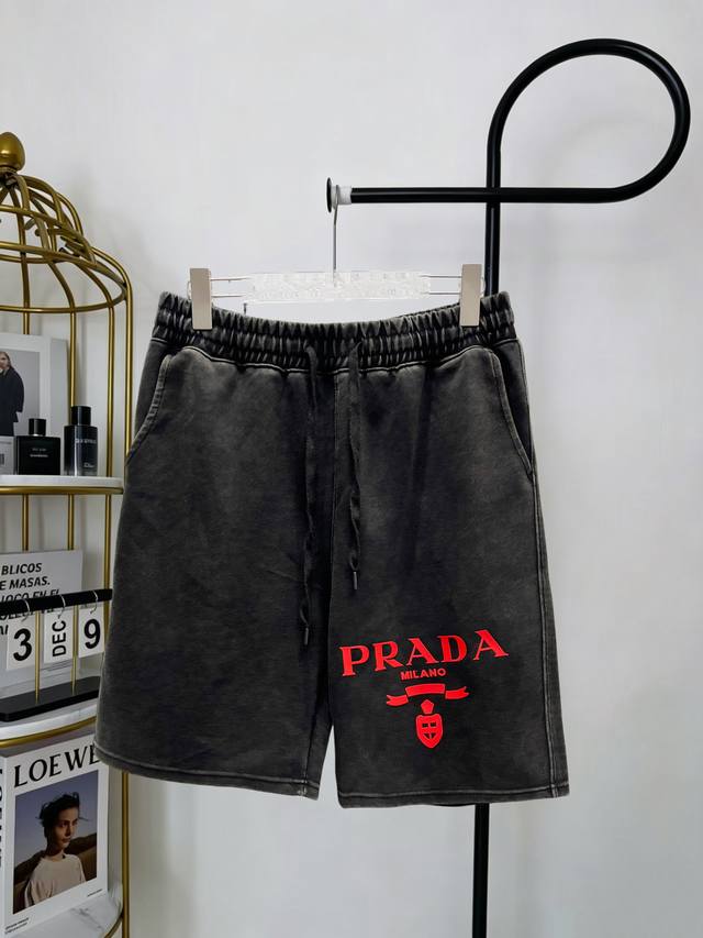 p180 Prada 2025 Summer New Style Shorts/Casual Pants. Made with custom-made, bre p180 Prada 2025 Summer New Style Shorts/Casual Pants. Made with custom-made, bre