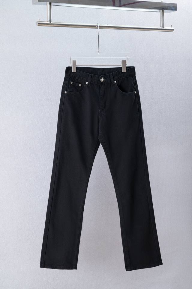 p160 Style No.: C135 Chrome Hearts 2026 New Pure Black Leather Label Couple Styl