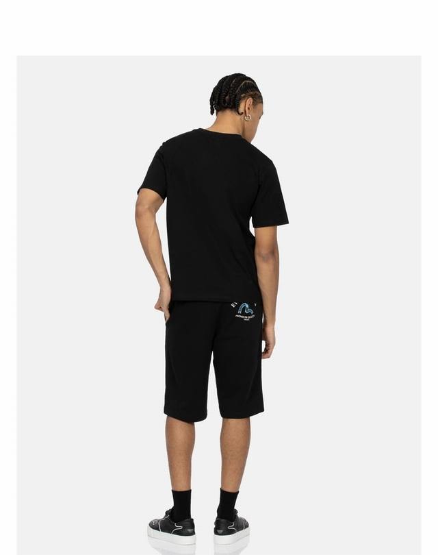 p150 注→ 区别市场垃圾货 广州高版本对版对色 上新早春 Evisu 福神新款男士丝节运动休闲短裤 码数S-Xxl