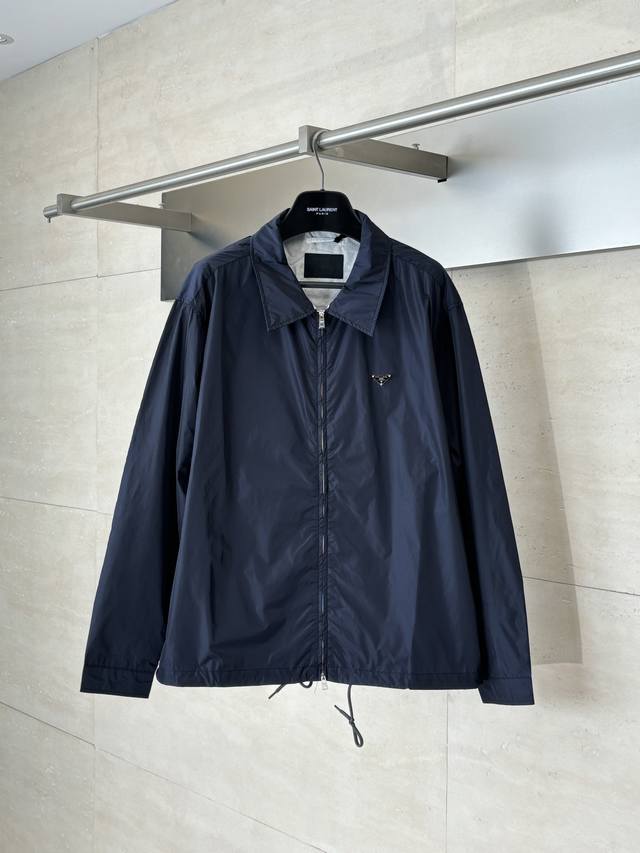 p310 prad* Prada Recycled Nylon Collar Zipper Jacket High-density windproof nylo p310 prad* Prada Recycled Nylon Collar Zipper Jacket High-density windproof nylo