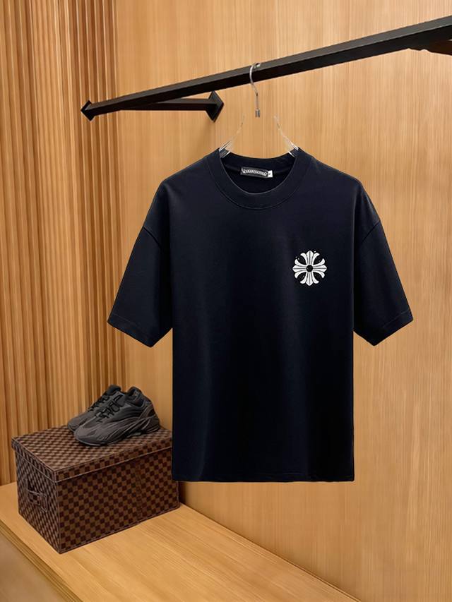 p150 Distinguishing Market Version Chrome Hearts 280g Crew Neck Short Sleeve T-S