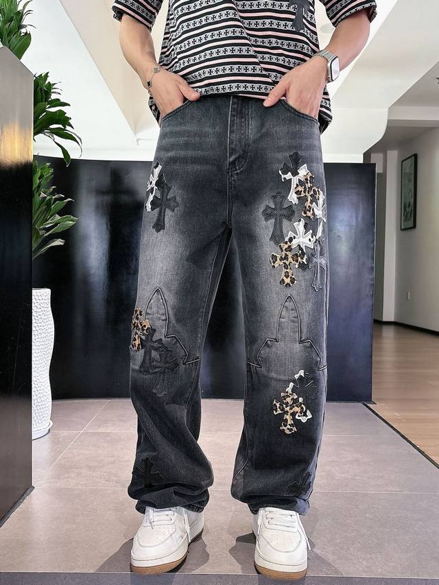 310 High-quality Chronmehearts 2026Ss Limited Hand-Distressed Distressed Patchwo