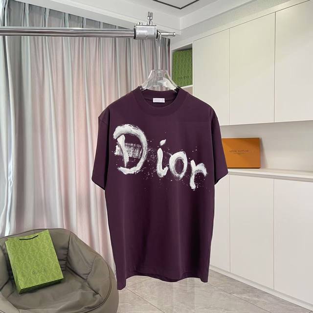 p110 Dior 2026 Summer New Style Personalized Letter Logo Print Short-Sleeve T-Sh p110 Dior 2026 Summer New Style Personalized Letter Logo Print Short-Sleeve T-Sh