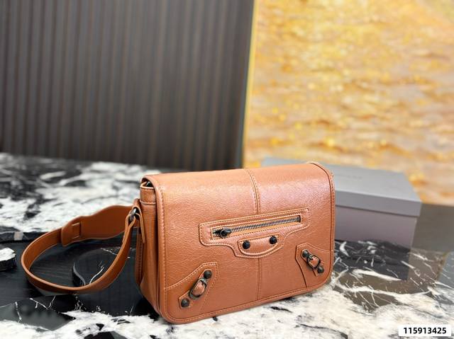 p270 with gift box. Balenciaga Le City Nano Classic Motorcycle Series Bag with C