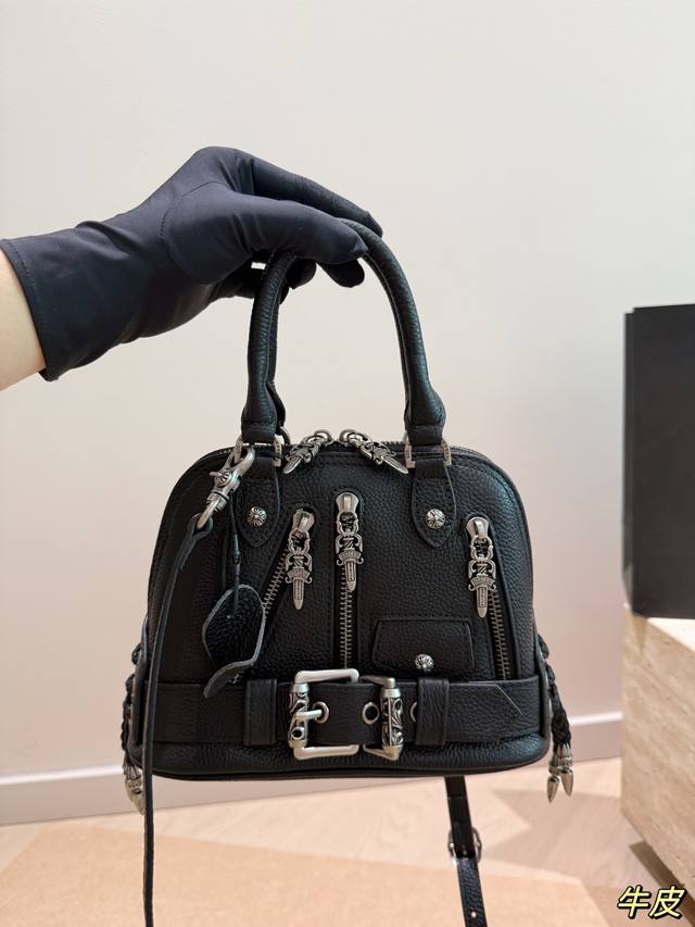 p390 Cowhide Chrome Hearts Mini Jj Dean Chrome Hearts shoulder bag from Chrome H