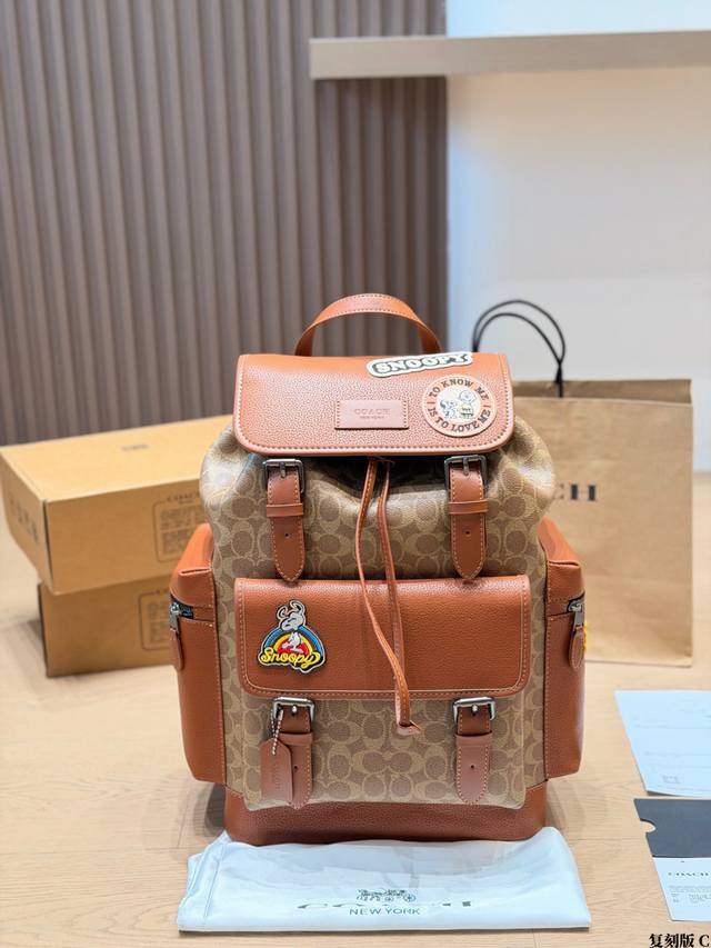Replica p270 Coach Sprint Backpack. This Coach Sprint backpack features light gr