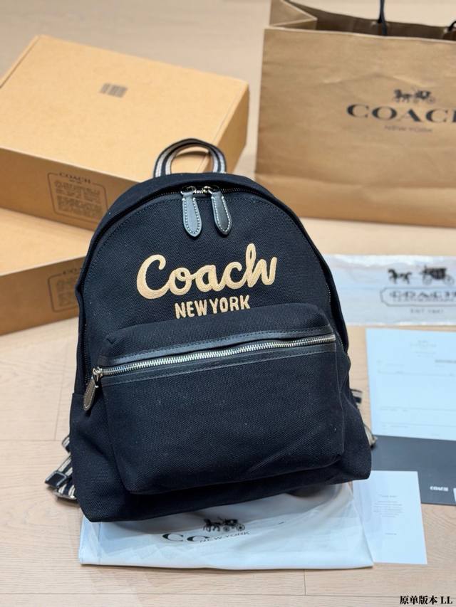 Original Version p250 Coach Denim Backpack. This Coach denim backpack features b