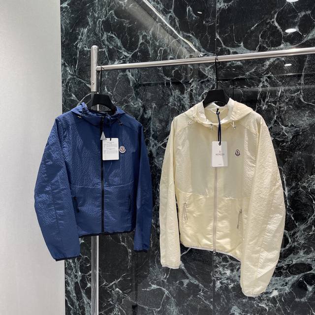 p410 Moncler 26 Summer New Hooded Sun Protection Jacket, Lightweight and Breatha