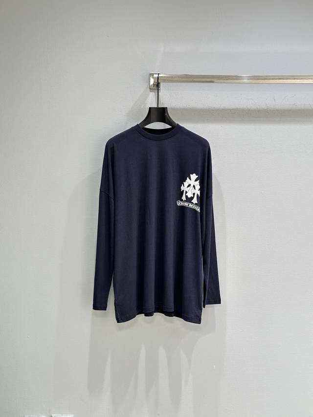 p20026Ss New Summer Arrival! This Chrome Hearts long-sleeved crew neck T-shirt i
