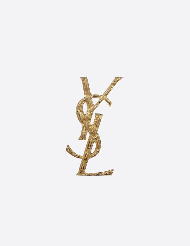 p70 Ysl Yves Saint Laurent 圣罗兰胸针 精镶单排钻 高端大气 完美比例 超级百搭