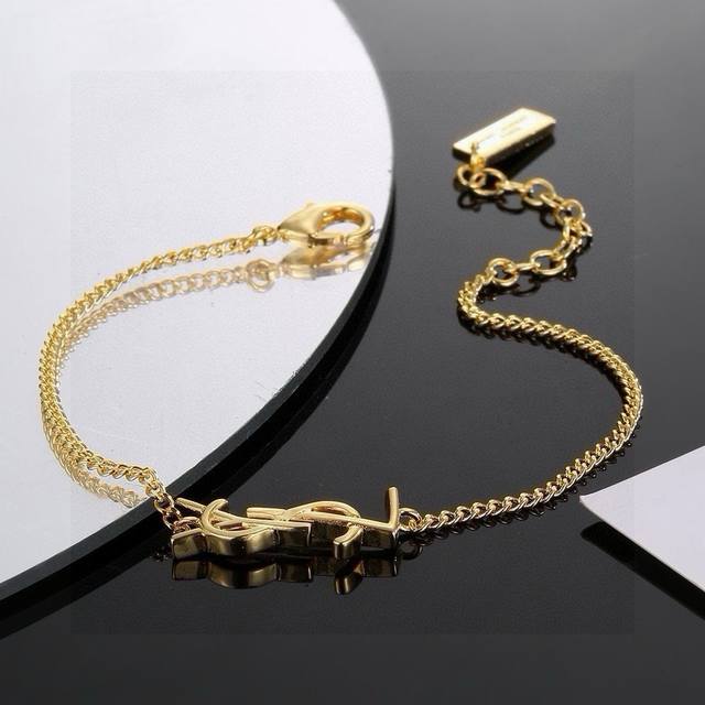 70 Saint Laurent YSL Bracelet: Classic, luxurious, fashionable, and versatile, l