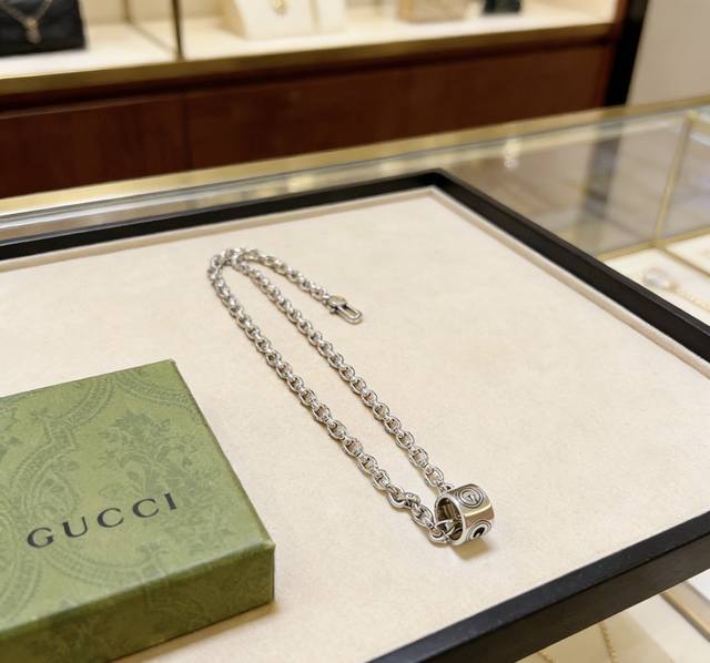 p150 So cool! Gucci necklace, 2026 latest model, higher-end chain, celebrity sty