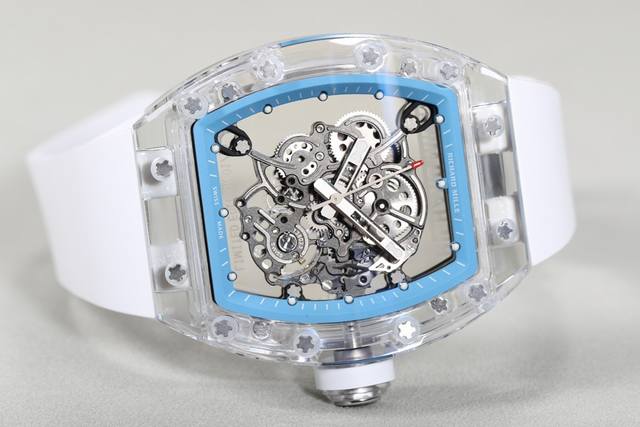 7540米勒 水晶 Rm055 晶莹剔透 冰清玉洁 Richard Mille 理查米尔 为倍受欢迎的一体Rmul 2机芯Rm055一直是Rm品牌销售市场的火爆