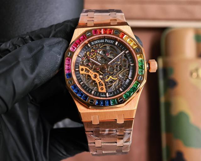 3190 Audemars Piguet introduces a new Royal Oak double balance wheel skeletonize
