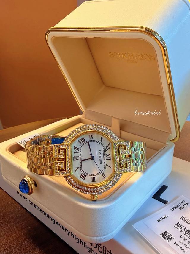 210 Time is the crown, diamonds are the crown. Every wrist raise is the prelude