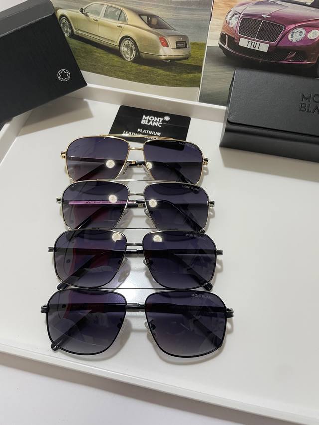 100. New Montblanc: Original quality men's and women's polarized sunglasses. Mat