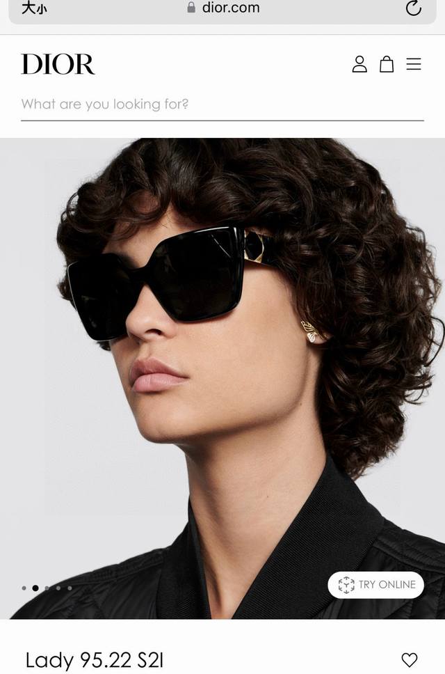 p100 Dior Lady 95.22 S2F Super Beautiful Geometric Diamond Pattern Temples New W p100 Dior Lady 95.22 S2F Super Beautiful Geometric Diamond Pattern Temples New W
