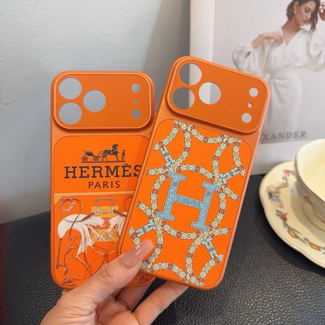 60 Starry Orange Series "Get Rich Quick" Hermes Phone Case Model: To avoid incor