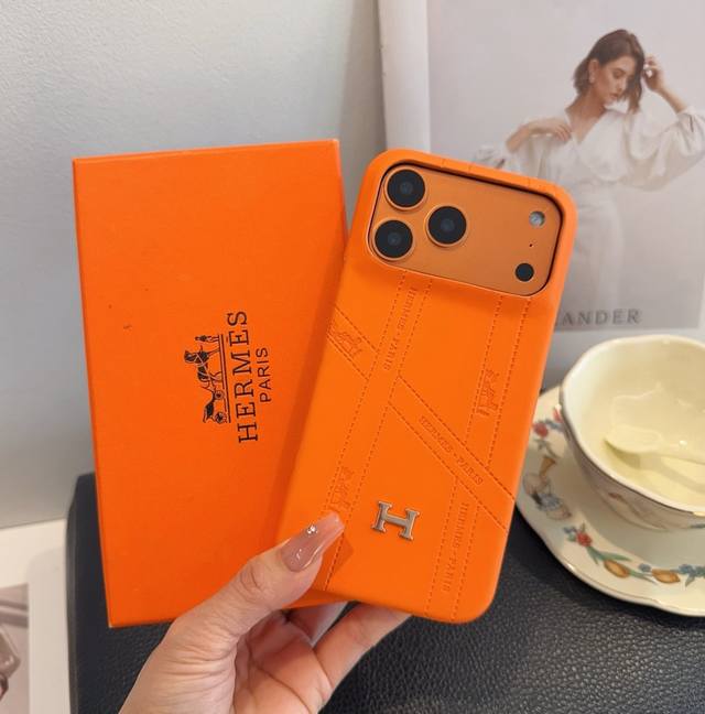 70 New Hermes phone case, Starry Orange series. Model numbers: To avoid incorrec