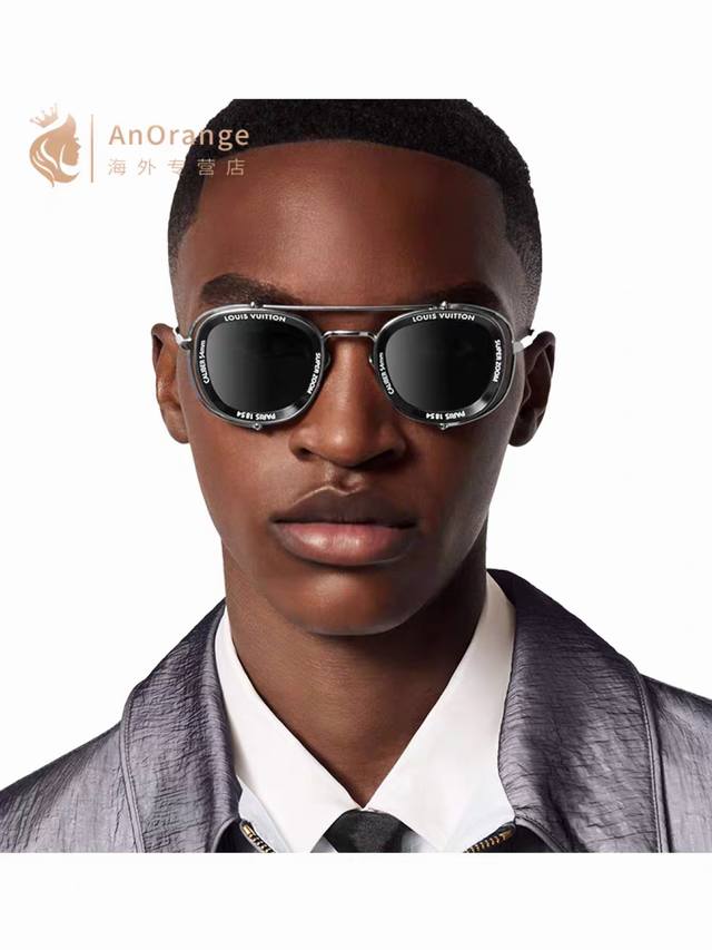 p100 Louis Vuitton 2026 New European and American Style Round Frame Sunglasses f