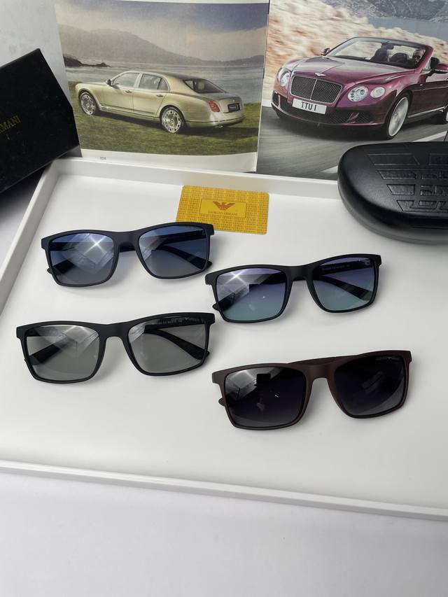 110。阿玛尼Armani ：原单品质男士女士偏光太阳镜 材质：高清宝丽来偏光镜片、板材印字Logo镜腿。看细节就知道大师手工制作设计，做工精致，高端大气，适合