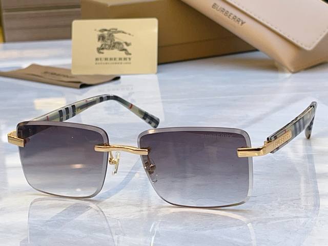 p180， Burberr* 巴宝*莉新款太阳镜，Model：Be 2244，Size：59口17-145