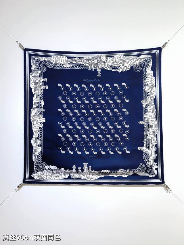 p190Shms251018姆米双面 90X90Cm斜纹真丝爱马仕