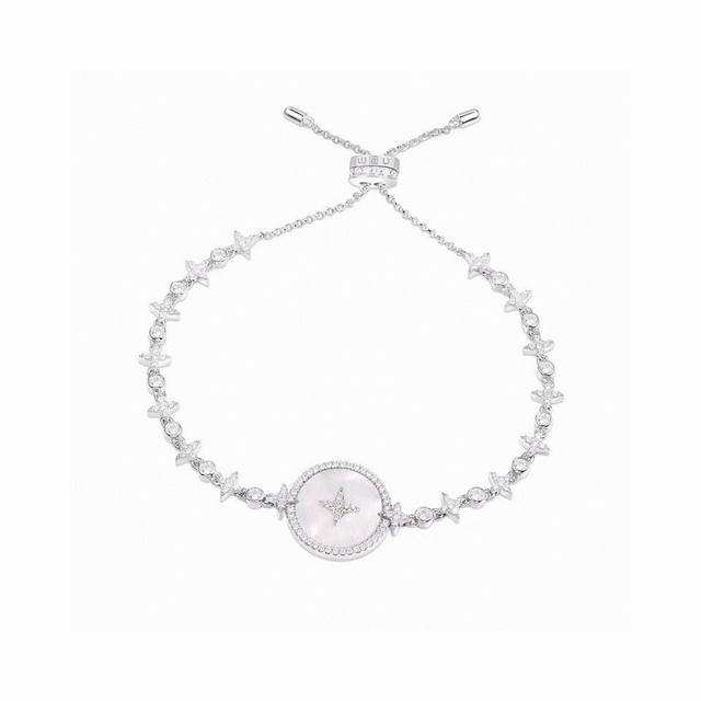 140 Quality Apm Monaco latest white mother-of-pearl star and diamond-encrusted b