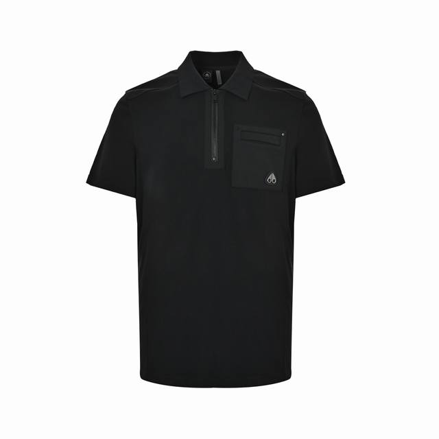 本地自取: 180Moose Knuckles Mk 半拉链工装贴袋polo短袖甄选高支双股平纹棉,采用优质棉线合股纺织而成,纱线强度显著提升,面料挺括有型,久 本地自取: 180Moose Knuckles Mk 半拉链工装贴袋polo短袖甄选高支双股平纹棉,采用优质棉线合股纺织而成,纱线强度显著提升,面料挺括有型,久