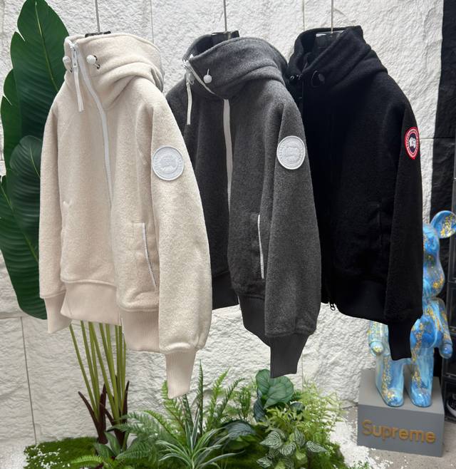 p380 大鹅羊毛抓绒Canada Goose Chilliwa01款连帽羊毛抓绒长袖飞行员 #Canada Goose Chilliwa羊毛抓绒飞行员Cana